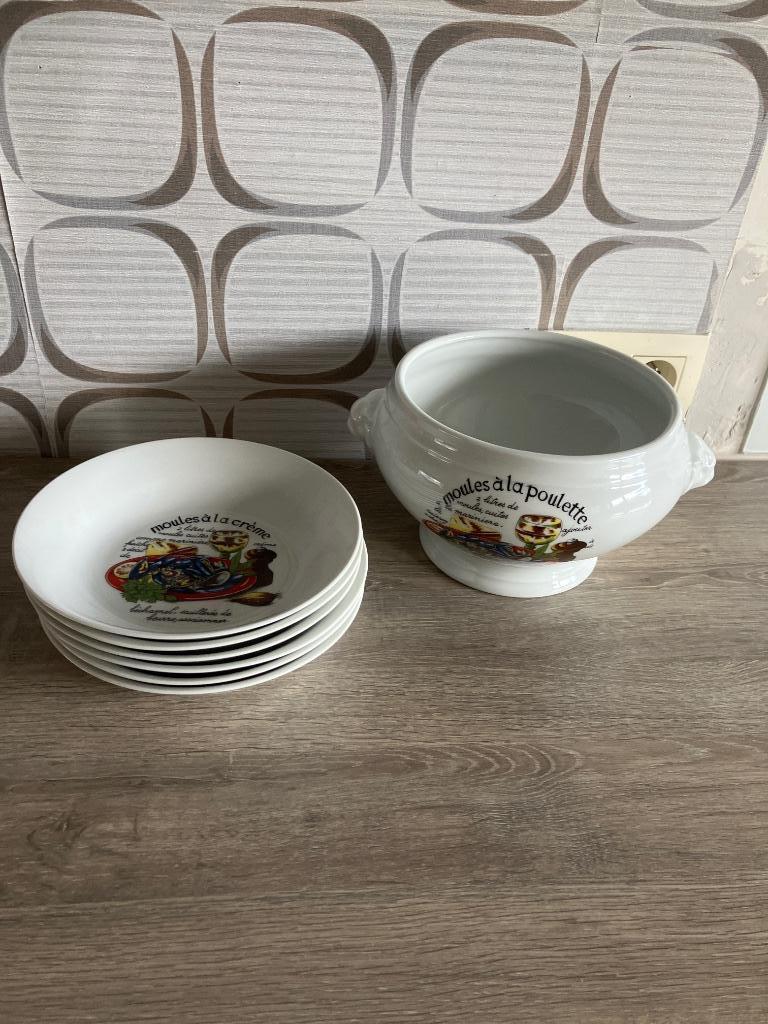 Mosselservies Bareuther, Ophalen
