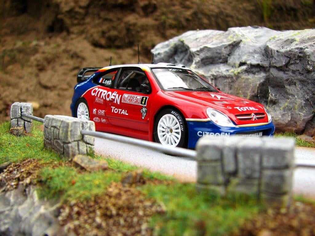 Citroen Xsara WRC #3 Loeb, winner Monte Carlo 2004 - IXO, Ophalen of Verzenden, Zo goed als nieuw, Auto, Overige merken