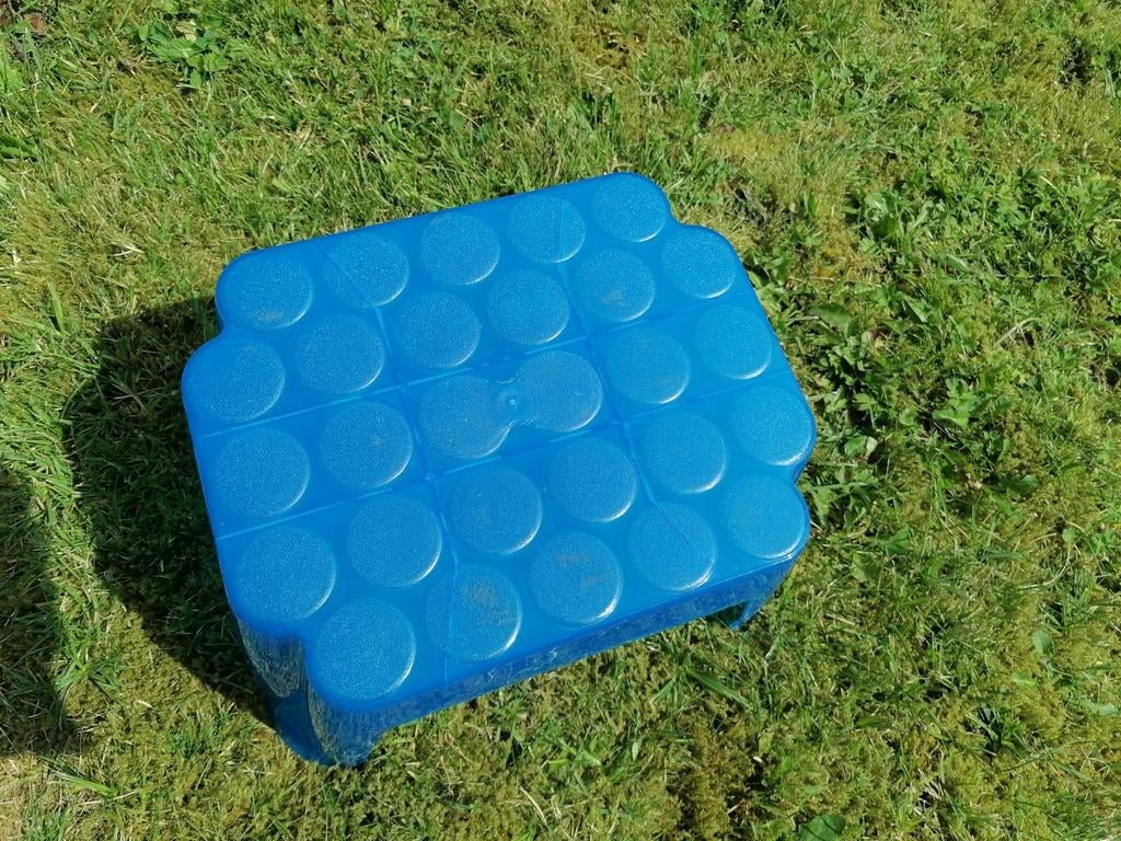 Blauw opstapje voor kinderen, Ophalen of Verzenden, Gebruikt