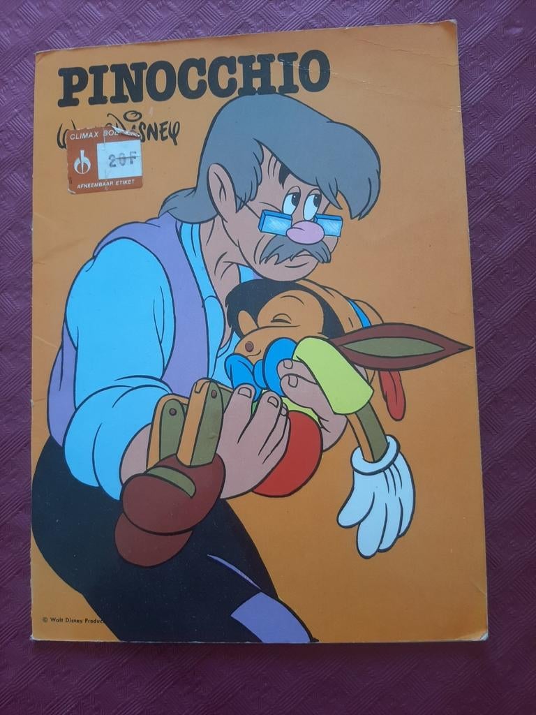 Walt Disney – Pinocchio (1979) – Vintage sprookjesboek, Boeken, Ophalen of Verzenden, Gelezen, Sprookjes