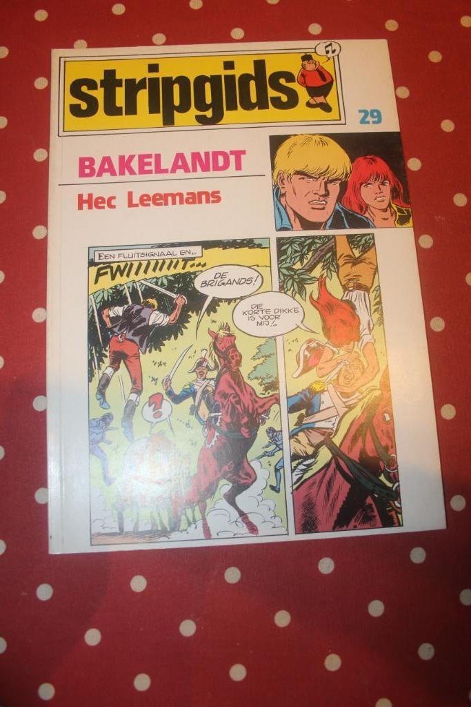 Stripgids 29     Baekelandt, Boeken, Eén stripboek, Ophalen of Verzenden, Zo goed als nieuw, H. Leemans