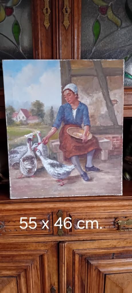 Oud schilderij, Antiek en Kunst, Ophalen of Verzenden