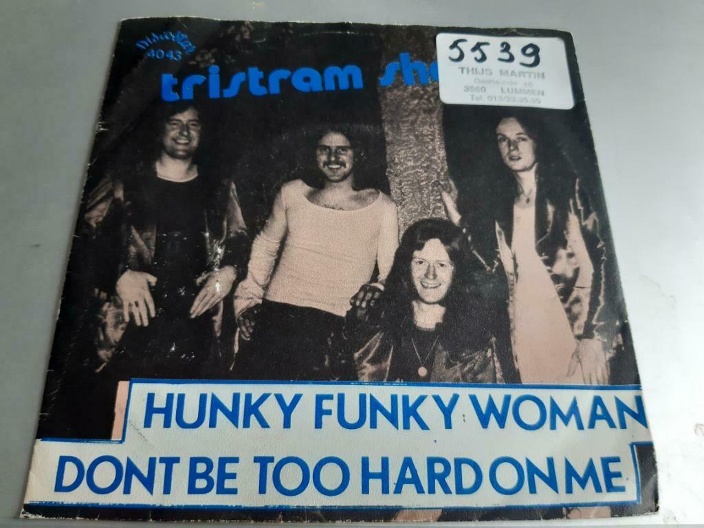 45t tristram shandy----hunky funky woman---, Ophalen of Verzenden, 7 inch, Pop, Single