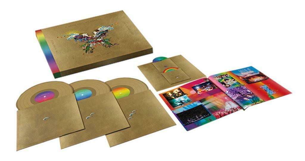 3LP+2Dvd Coldplay A Head Full Of Dreams Live GOLD Vinyl NEW, Boxset, Overige formaten, Ophalen of Verzenden, Boxset