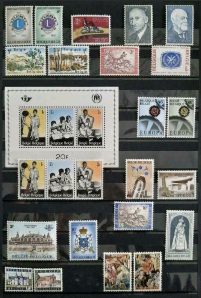 België: OBP 1404/42 ** Volledig jaar 1967., Postzegels en Munten, Postzegels | Europa | België, Frankeerzegel, Ophalen of Verzenden