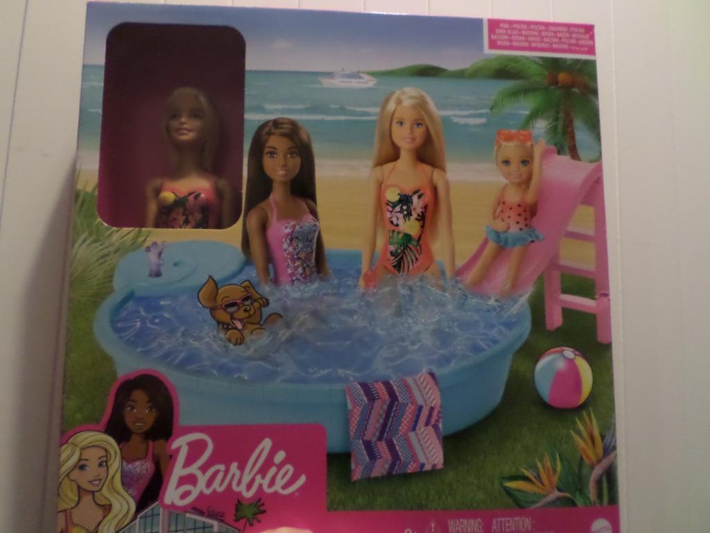 Barbie zwembadglijbaan nieuw in verzegelde doos, Ophalen of Verzenden, Nieuw, Barbie