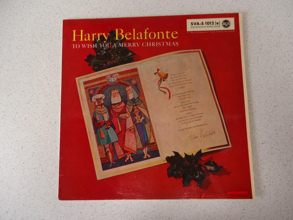 Kerst LP van "Harry Belafonte" To Wish You A Merry Christmas, Ophalen of Verzenden, Gebruikt, 12 inch