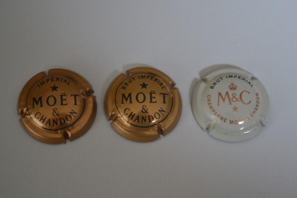 3 capsules de champagne Moet & Chandon, Ophalen, Gebruikt