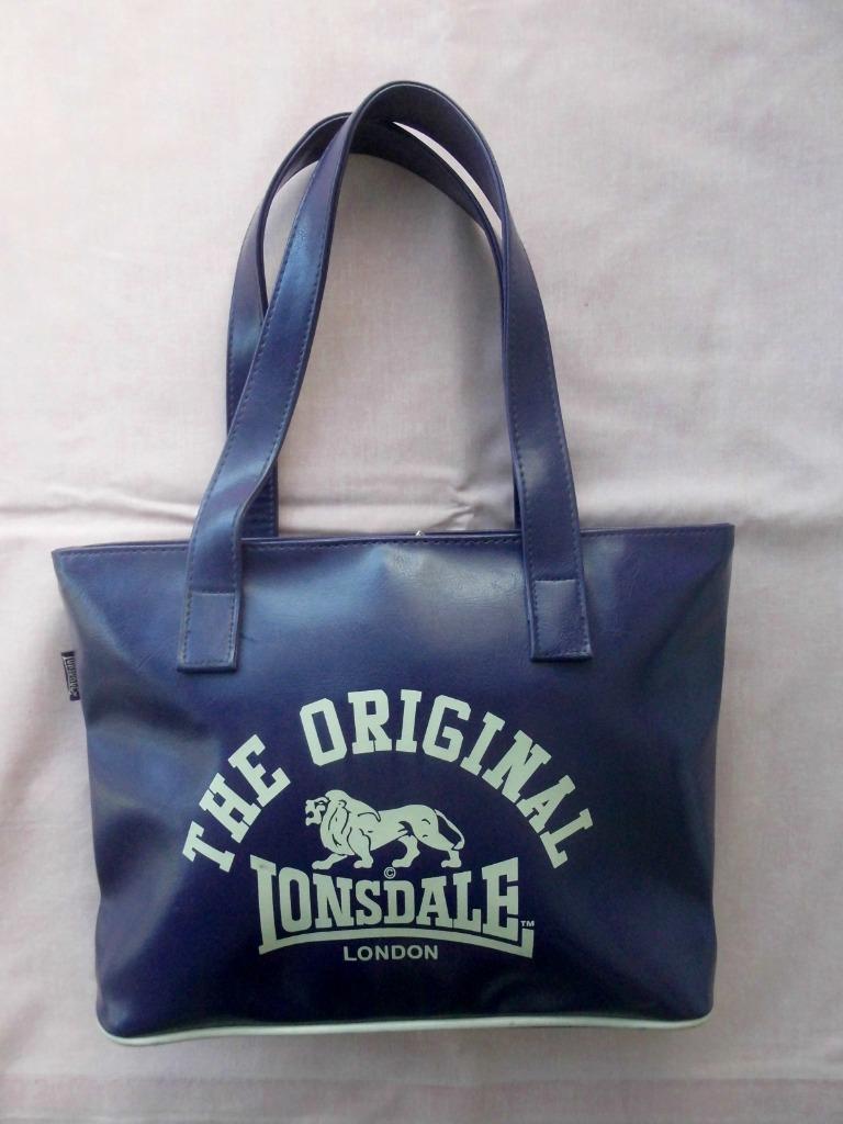 BEAU SAC " the Original Londsdale LONDON " 33 X 23 cm, Enlèvement ou Envoi, Comme neuf, Bleu, Shopper