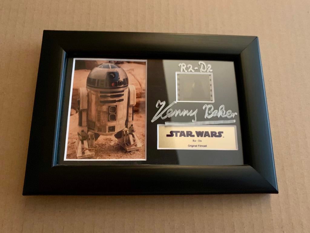 Star Wars R2-D2 Original Filmcell Kenny Baker autograph COA, Utilisé