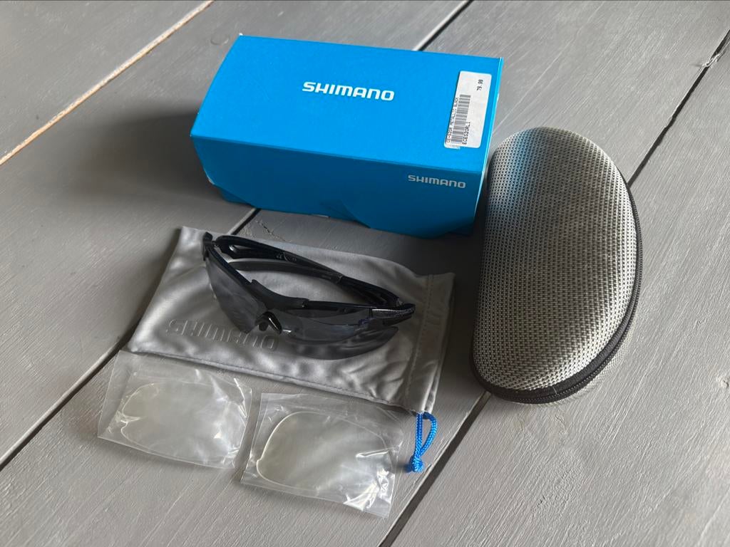 Shimano Fietsbril (CE-S20R Metallic Black, Ophalen, Nieuw, Overige typen