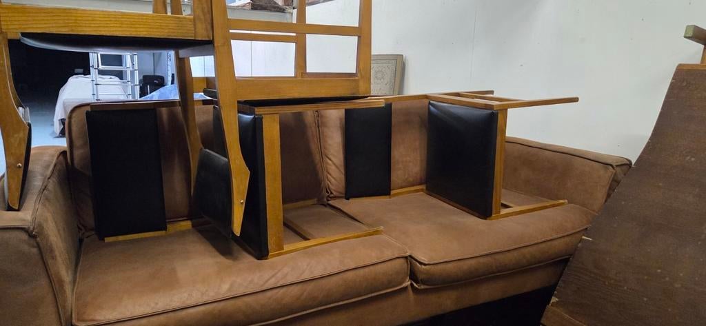 Mooie verzorgde 2 a 3 zit zetel, Ophalen, 150 tot 200 cm, Driepersoons, 75 tot 100 cm