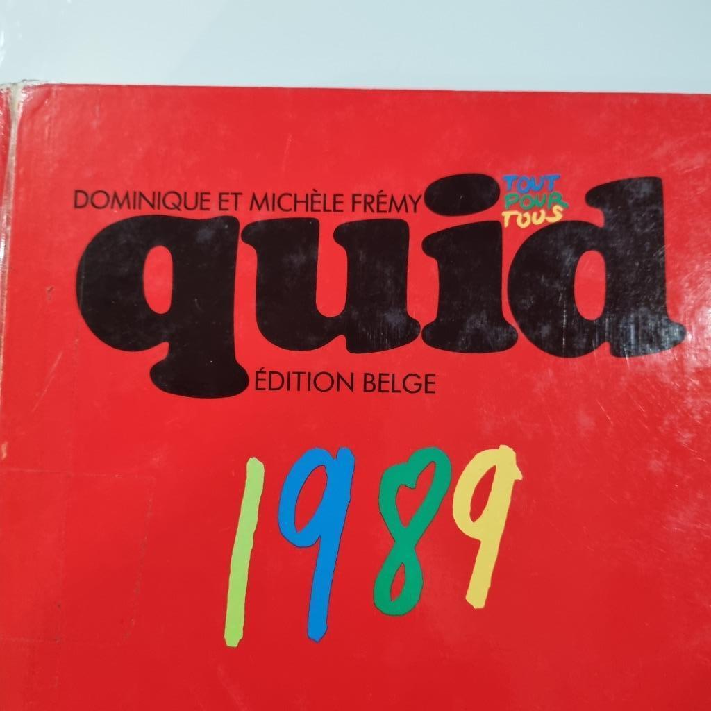 livre quid _édition belge 1989, Ophalen of Verzenden, Gelezen