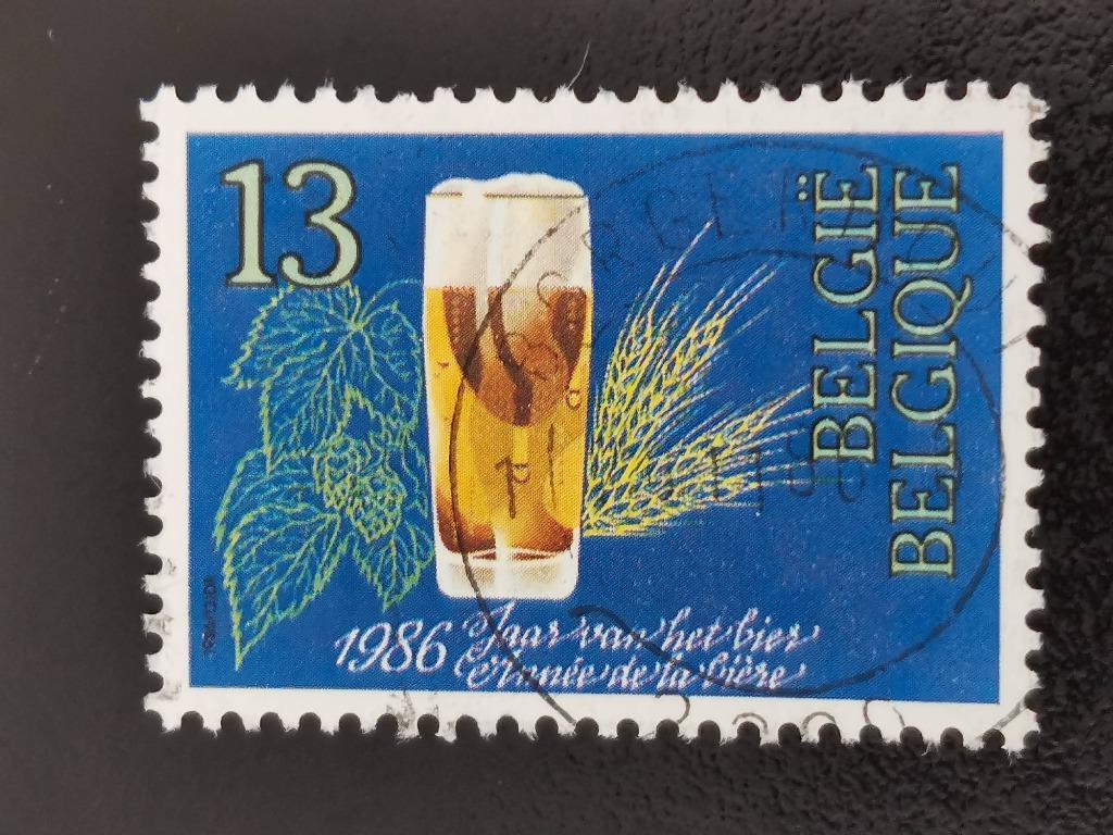 Belgique 1986 - Bière belge, orge, houblon, Enlèvement ou Envoi, Affranchi