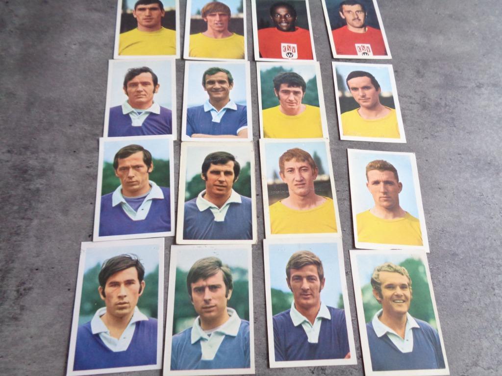 Voetbal prenten plaatjes anno 1970/1971 ed. Vanderhout  16x, Verzenden