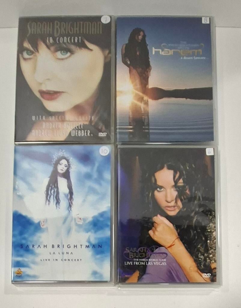 Sarah Brightman - 4 muziek / concert dvds, Enlèvement ou Envoi