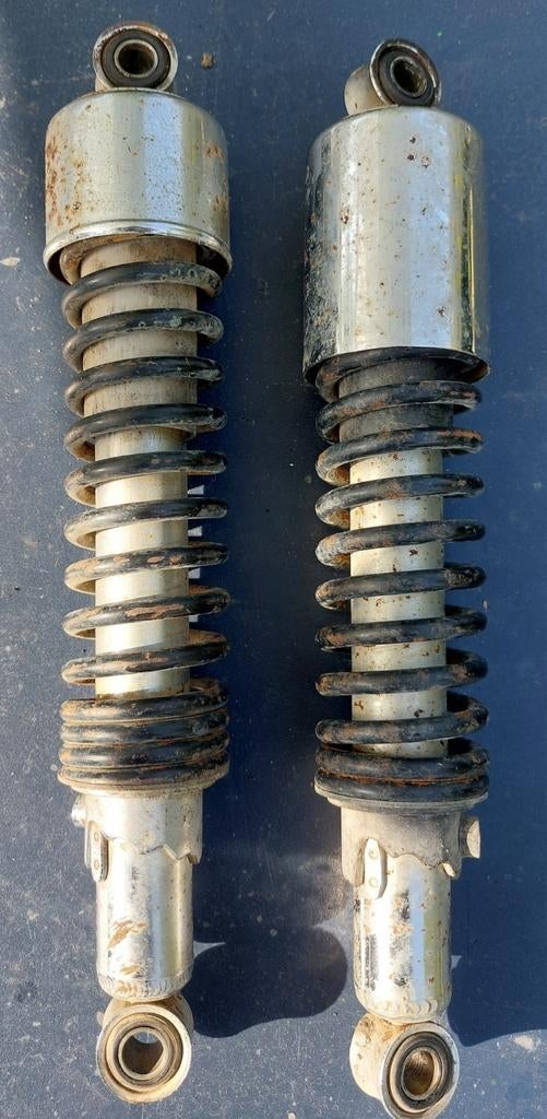 Suzuki TS 185, TS 125 achterschokdempers, Ophalen of Verzenden, Gebruikt