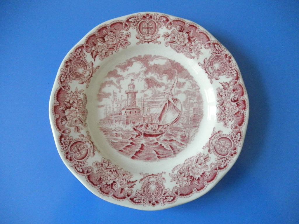 Assiette marine Hand engraving - Historical Ports of England, Enlèvement