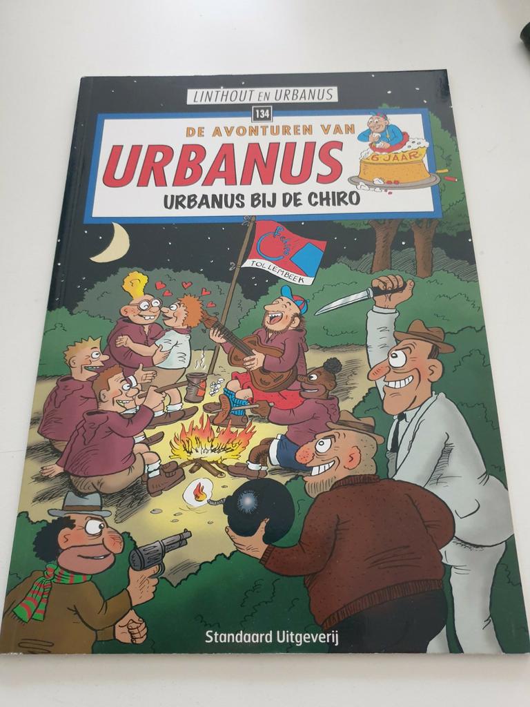 Urbanus 134 - Urbanus bij de Chiro ZELDZAAM, Boeken, Ophalen of Verzenden, Zo goed als nieuw, Urbanus; Willy Linthout
