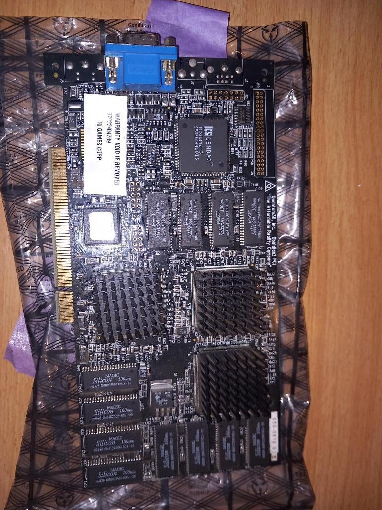 Atari quantum 3d fx obsidian 2 pci kaart, Ophalen of Verzenden, Zo goed als nieuw