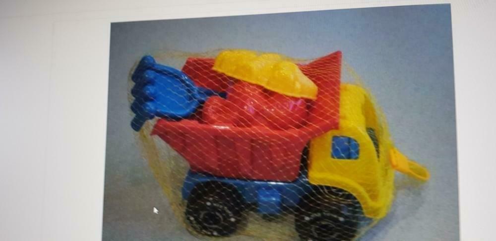 Nieuwe camion met zandbakspeelgoed, Enlèvement, Neuf