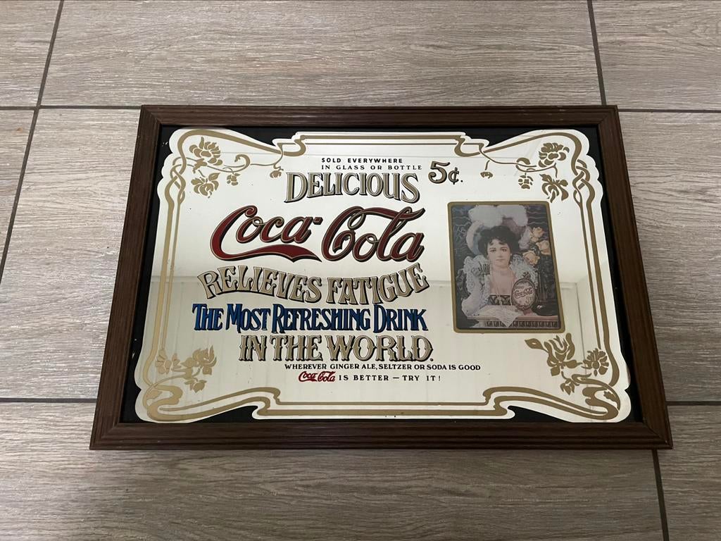 Coca Cola Spiegel, Verzamelen, Ophalen of Verzenden