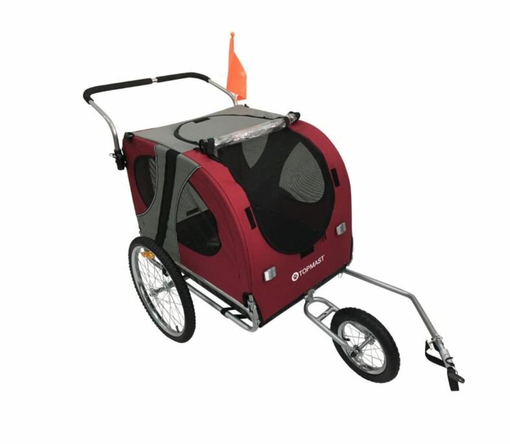 Poussette pliable pour chien rouge pour 165,00€ !, Animaux & Accessoires, Accessoires pour chiens, Enlèvement ou Envoi, Neuf