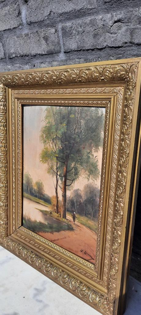 2 antieke schilderijen, Ophalen