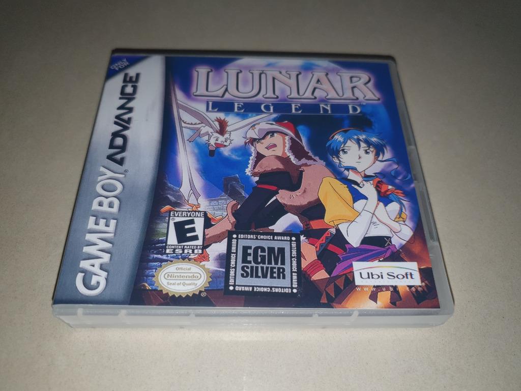 Lunar Legend Game Boy Advance GBA Game Case, Envoi, Comme neuf