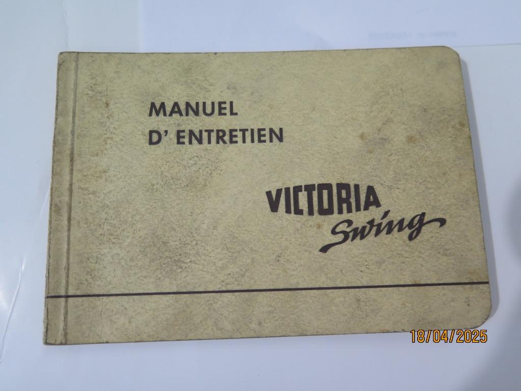 VICTORIA  SWING HANDLEIDING  FRANSTALIG, Motoren, Verzenden