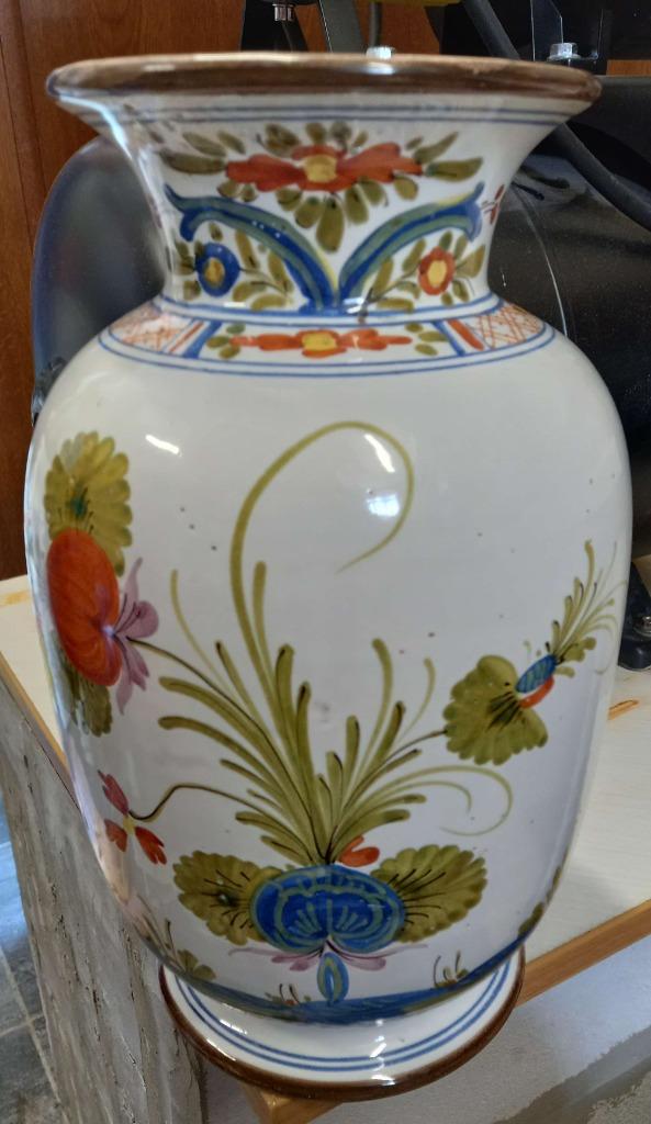 Vase Larucci Italy - de style porcelaine en tournai, Ophalen