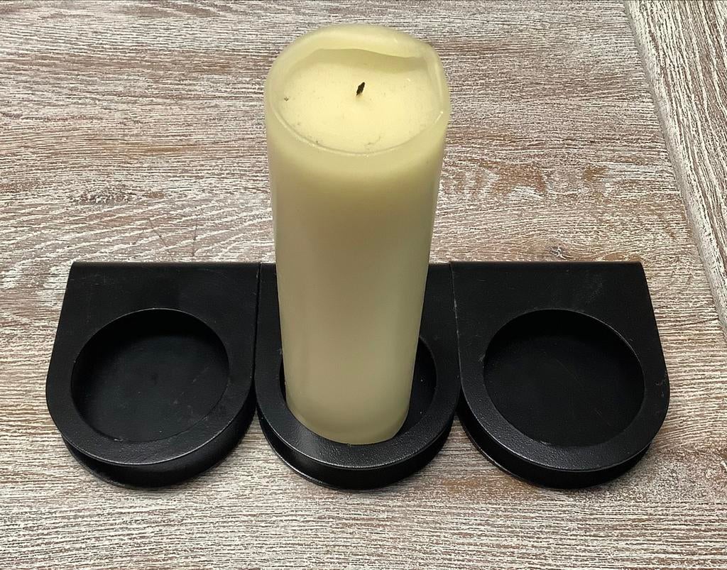 Bougeoirs en métal noir | IKEA, Enlèvement, Comme neuf