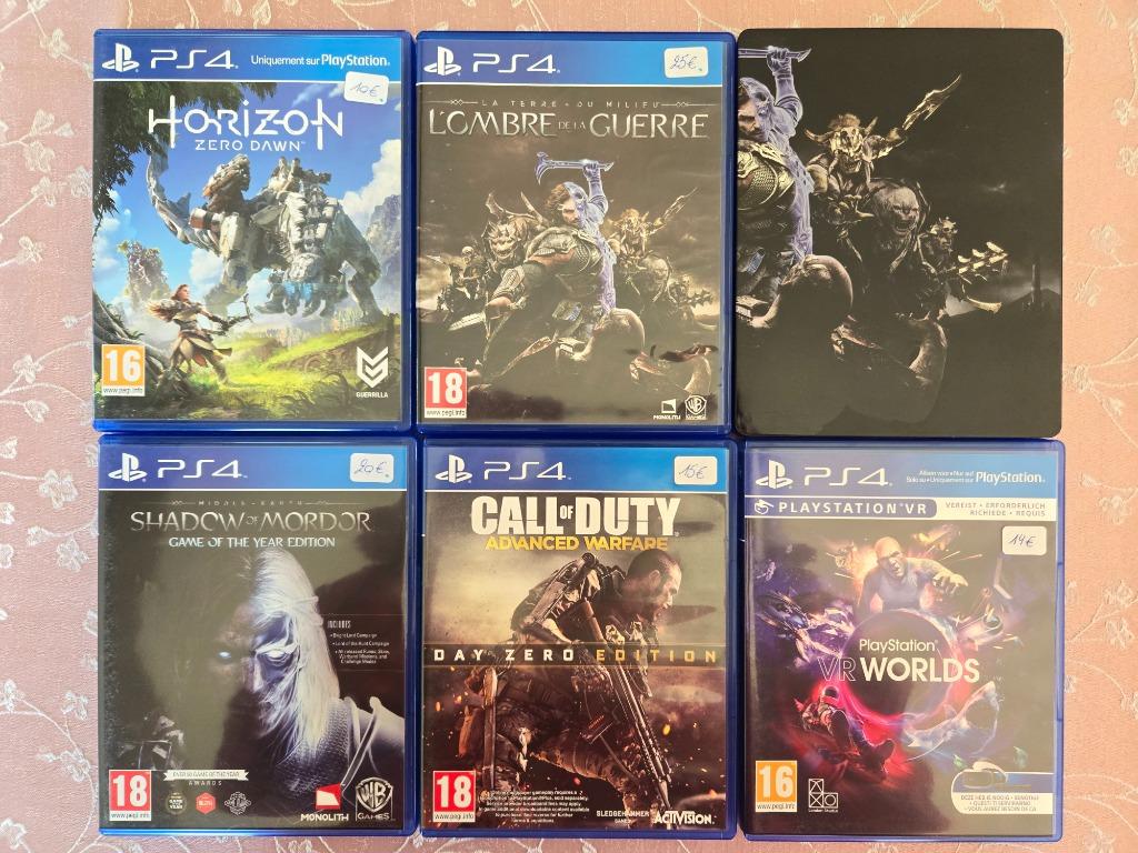 Divers jeux Playstation PS4 à vendre, Enlèvement, Utilisé