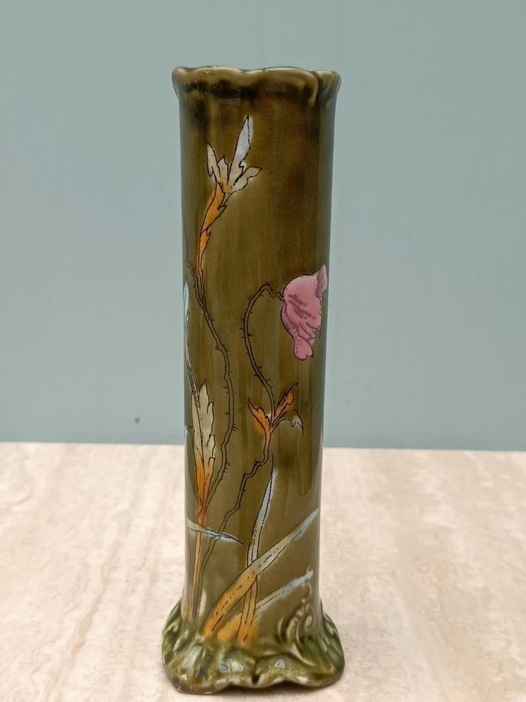 Vaas keramiek Art Nouveau, Ophalen of Verzenden
