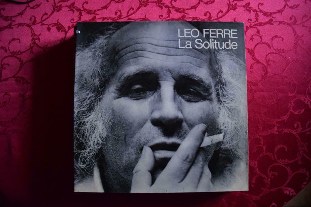 LP Léo Ferré - La solitude, Enlèvement ou Envoi, Utilisé, 12 pouces