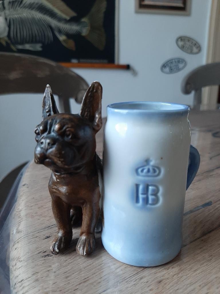FB met bierpul, Hofbrähaus München, Ophalen of Verzenden