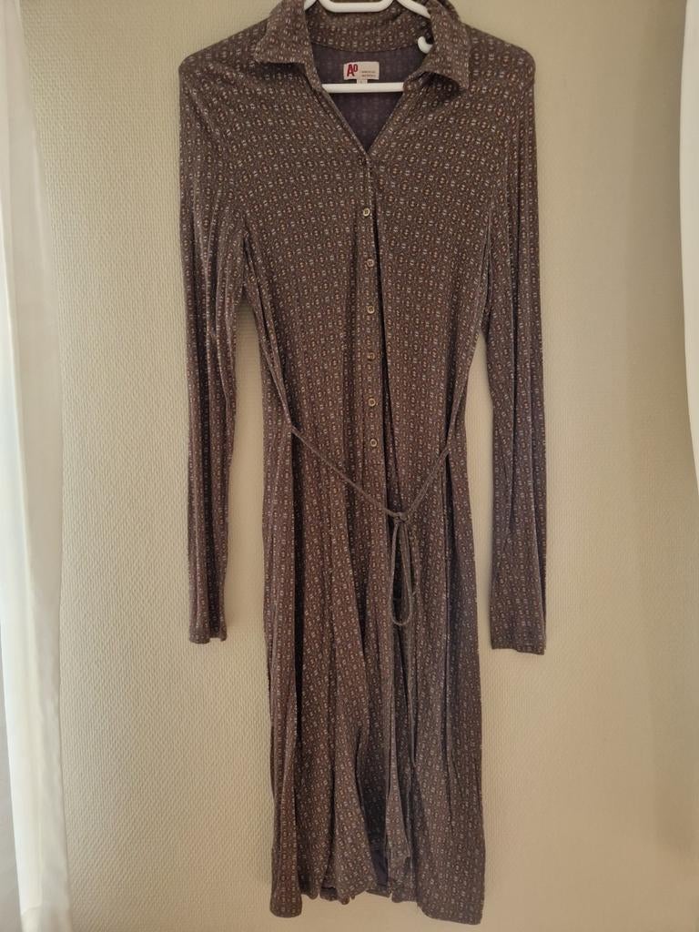 Jurk lange mouwen 'American Outfitters' viscose maat L, Kleding | Dames, Ophalen of Verzenden, Gedragen, Maat 38/40 (M)