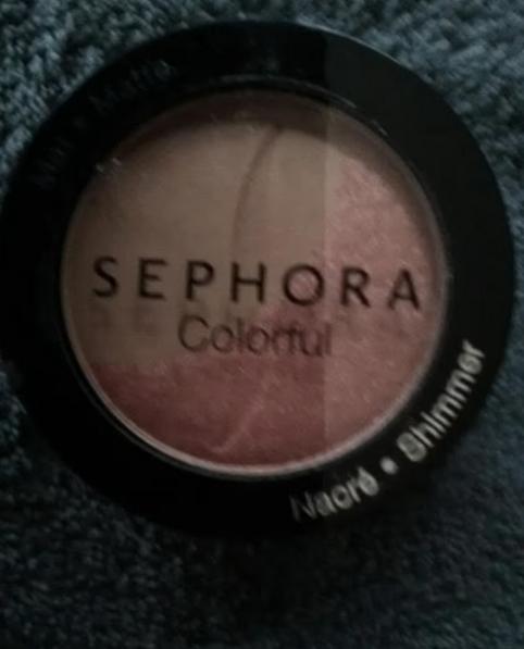 Sephora Colorful duo mat/nacré 7 Lucky Sevens NEUF !, Neuf, Maquillage, Enlèvement ou Envoi, Rose