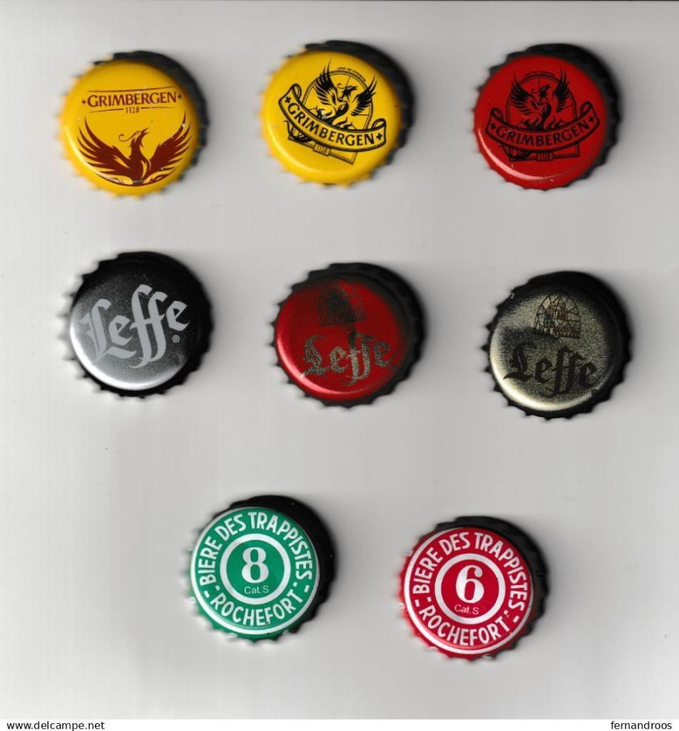CAPSULES BIERES BELGES GRIMBERGEN LEFFE ROCHEFORT, Verzamelen, Biermerken, Ophalen of Verzenden, Zo goed als nieuw, Overige typen