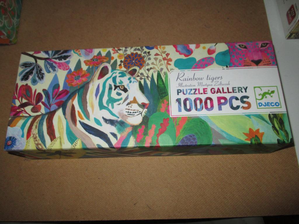 puzzel rainbow tigers merk Djeco nieuw, Hobby & Loisirs créatifs, Sport cérébral & Puzzles, Enlèvement ou Envoi, 500 à 1500 pièces