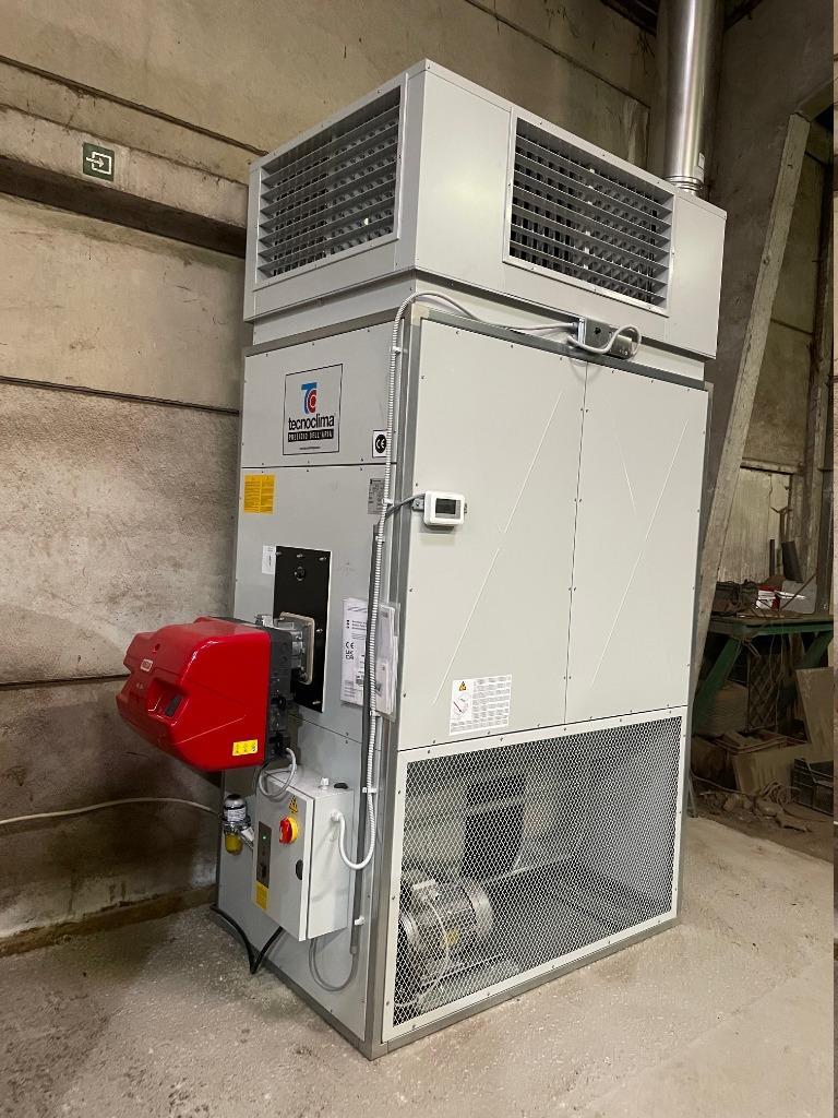 Warmeluchtgeneratoren Technoclima Energy op mazout/gas, Ophalen, Nieuw, Kachel, Hoog rendement (Hr)