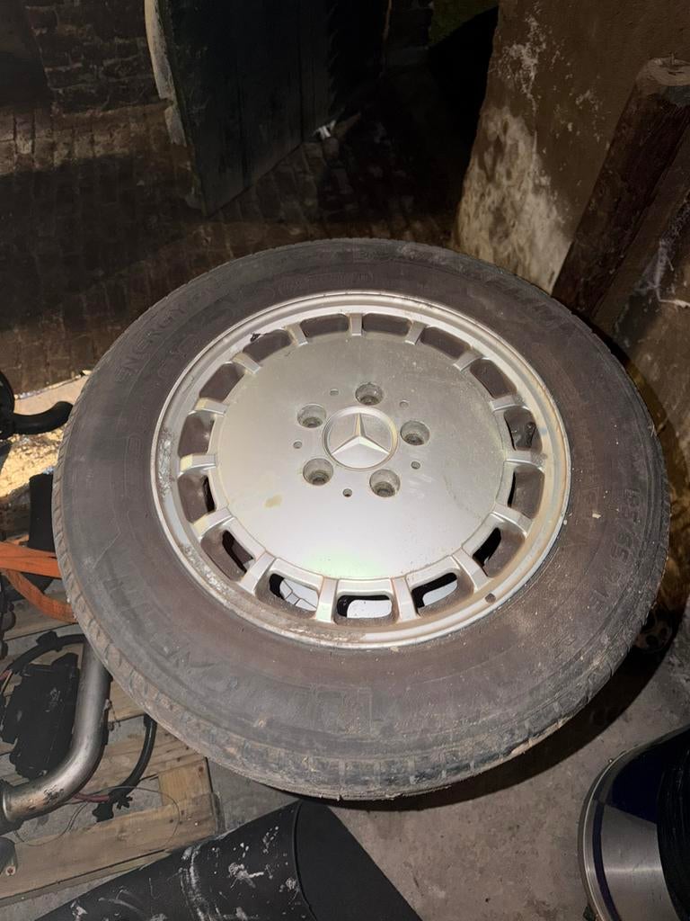 Mercedes 190 putdeksels 5x112 15inch, Enlèvement, Comme neuf