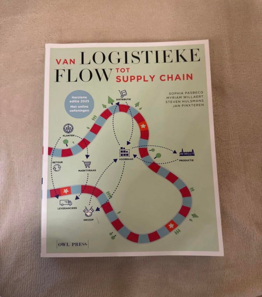 Van logistieke flow tot supply chain - Studieboek, Boeken, Studieboeken en Cursussen, Verzenden, Zo goed als nieuw, Hogeschool