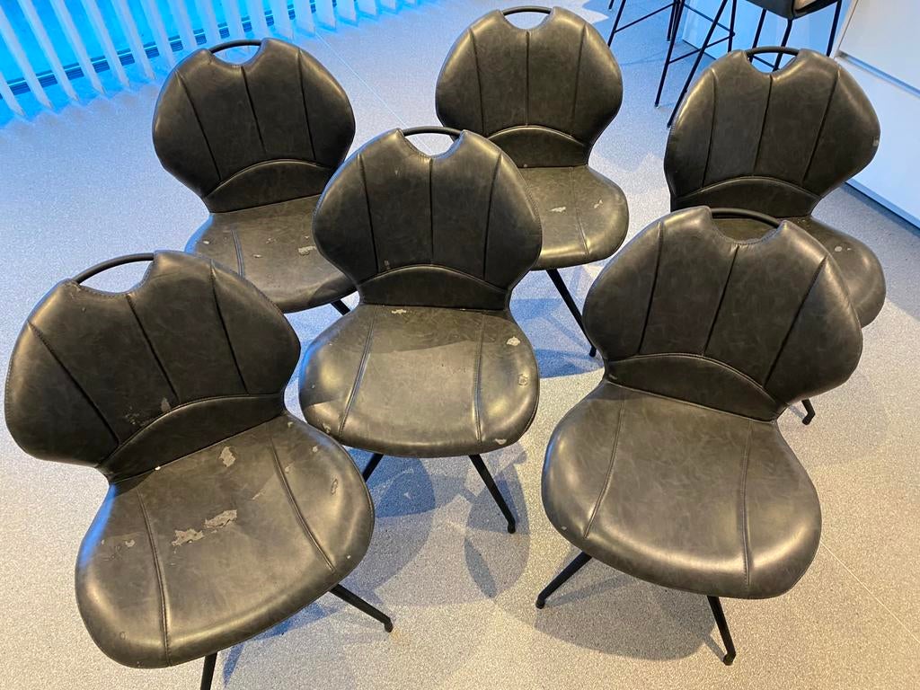 6 eetkamer stoelen, Ophalen, Overige materialen, Gebruikt, Overige kleuren