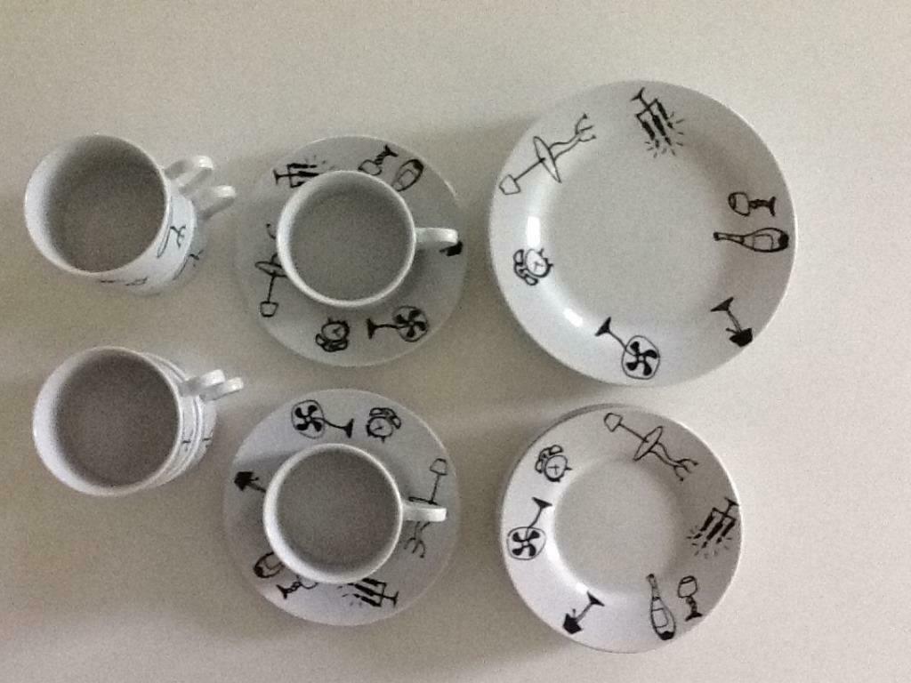Koffieservice 6 delig, Ophalen, Nieuw, Overige stijlen, Kop(pen) en/of Schotel(s)