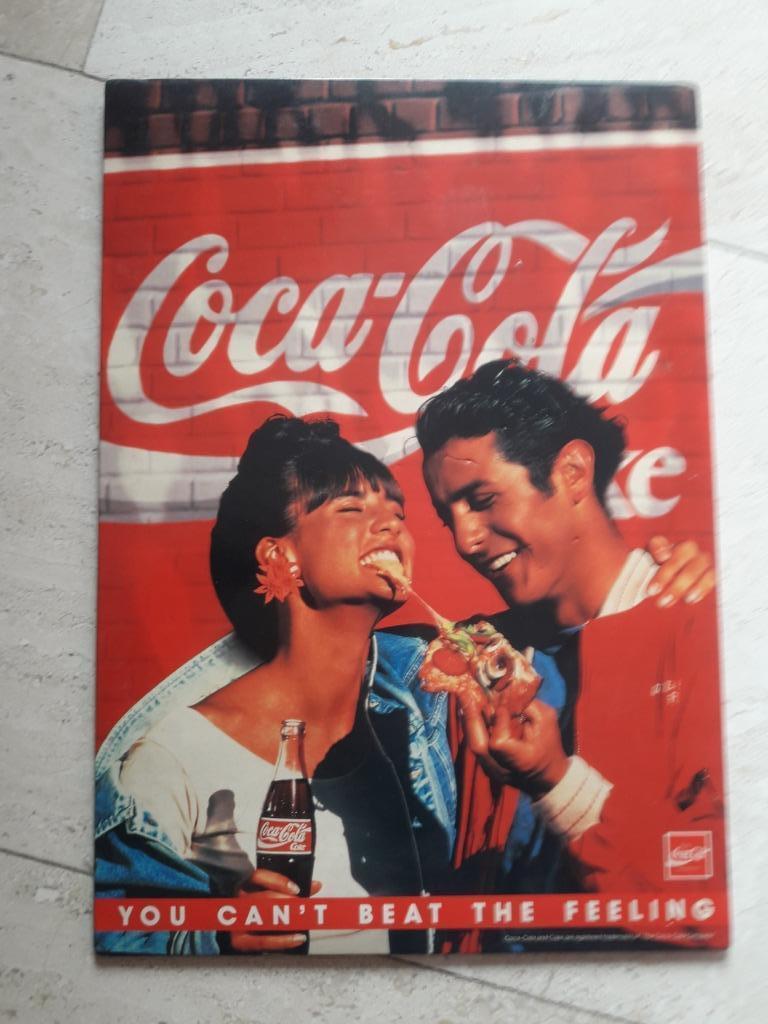 Coca cola reclameplaat, Verzamelen, Ophalen of Verzenden, Gebruikt, Overige typen