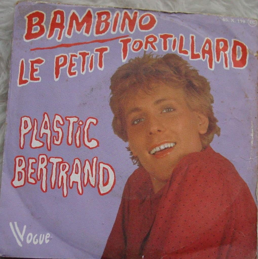 45T 7INCH VINYL SINGLE PLASTIC BERTRAND, Enlèvement ou Envoi, Single