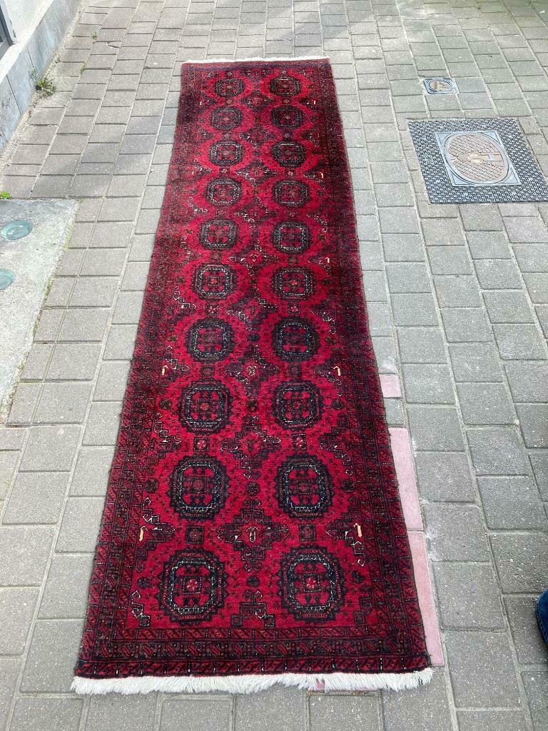 Handgeknoopt Perzisch loper tapijt Baluch 281 x 73 cm, Ophalen of Verzenden, Perzisch