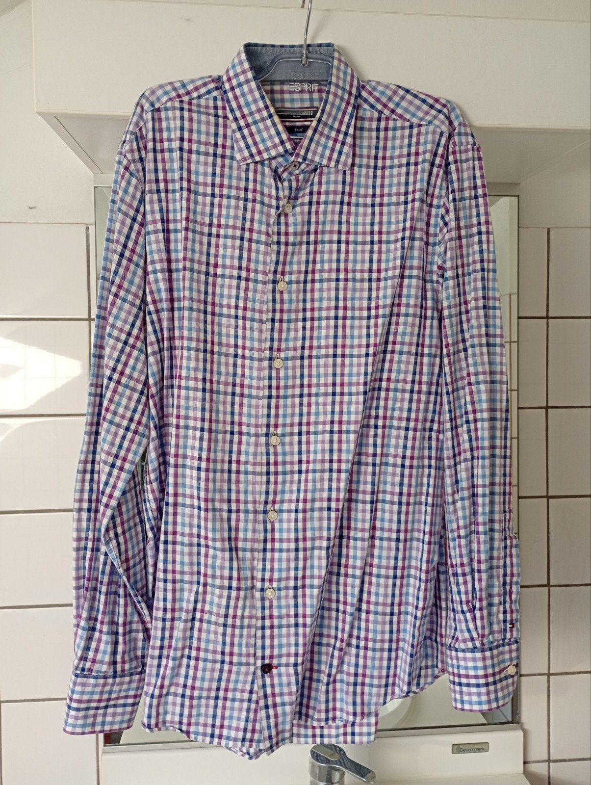 chemise homme, Tour de cou 43/44 (XL), Enlèvement, Porté, Bleu