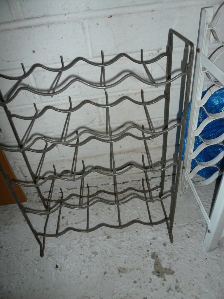 Metalen flessenrek voor 20 flessen, Huis en Inrichting, Ophalen, 50 – 75, Gebruikt, 15 tot 25 flessen